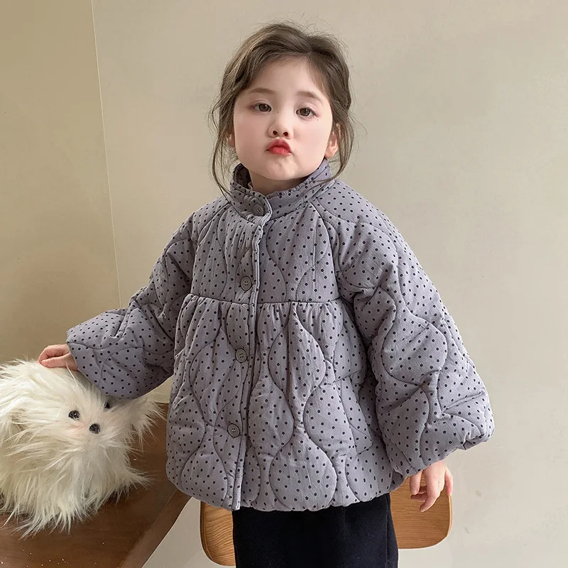 Baby Girls Purple Padded Cotton Coat Children 2024 New Autumn Winter Fashion Simple Casual Coat 2-8 Years Old Kids Clothes
Baby Girls Purple Padded Cotton Coat Children 2024 New Autumn Winter Fashion Simple Casual Coat 2-8 Years Old Kids Clothes