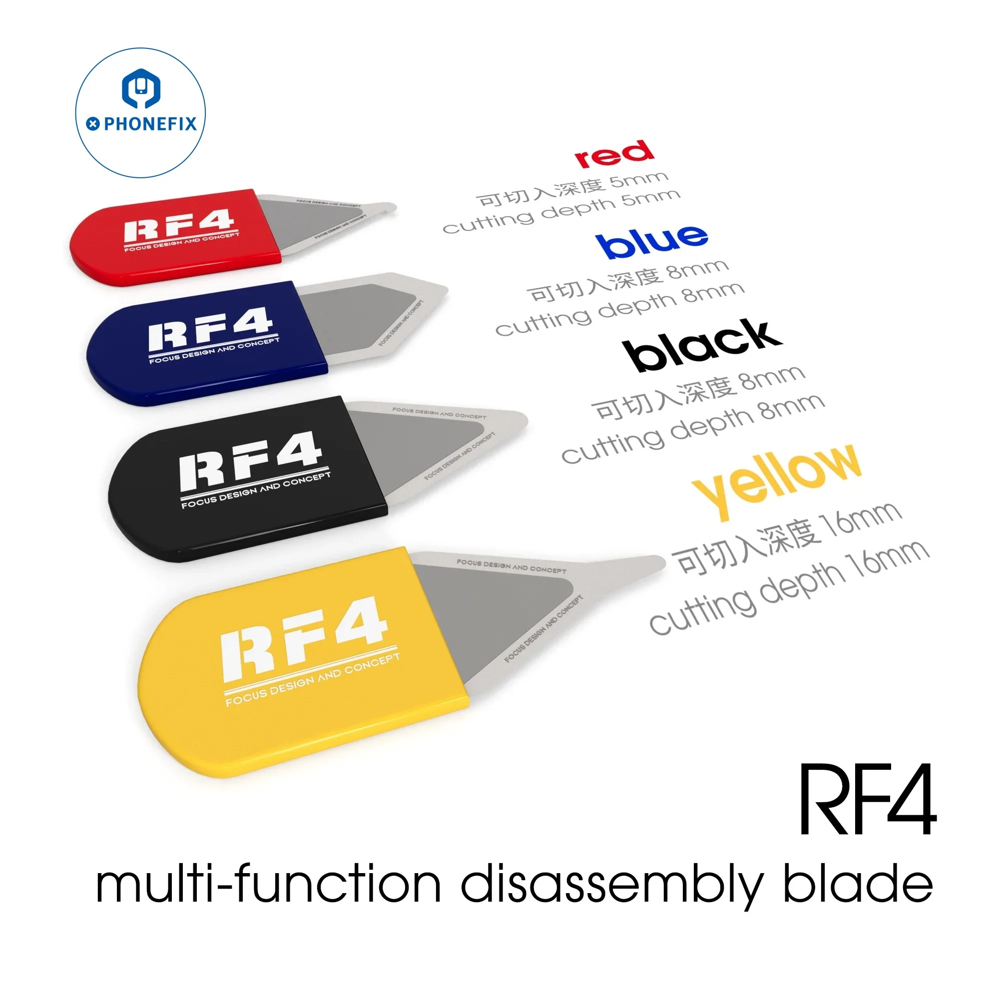 RF4 RF-DA9 Disassembly Blade Cell Phone Repair LCD Screen Opening Prying Knife for iPad iPhone Frame Battery Teardown Tools
RF4 RF-DA9 Disassembly Blade Cell Phone Repair LCD Screen Opening Prying Knife for iPad iPhone Frame Battery Teardown Tools