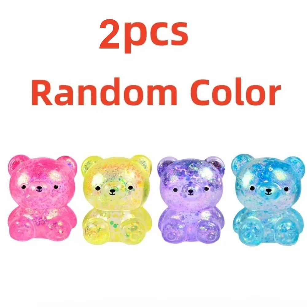 1/2PCS Sugar Filled Bear Squeeze Fidget Toy Soothing Texture Slow Rebound Glitter Bear Fidget Toy Glitter Gummy Pinch Toy
1/2PCS Sugar Filled Bear Squeeze Fidget Toy Soothing Texture Slow Rebound Glitter Bear Fidget Toy Glitter Gummy Pinch Toy