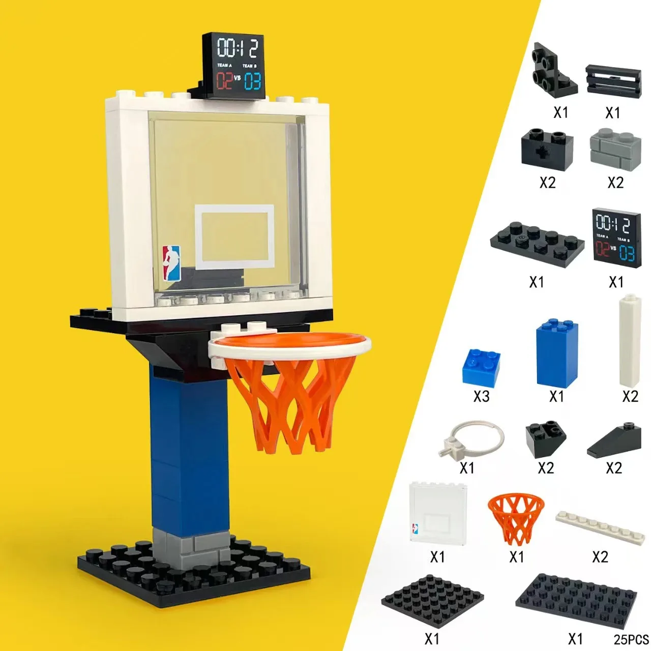 Astrnxus Modular City Sports Complex Blocks Buildable Basketball Court Building Bricks Toy for Boys and Sports Enthusiasts
Astrnxus Modular City Sports Complex Blocks Buildable Basketball Court Building Bricks Toy for Boys and Sports Enthusiasts