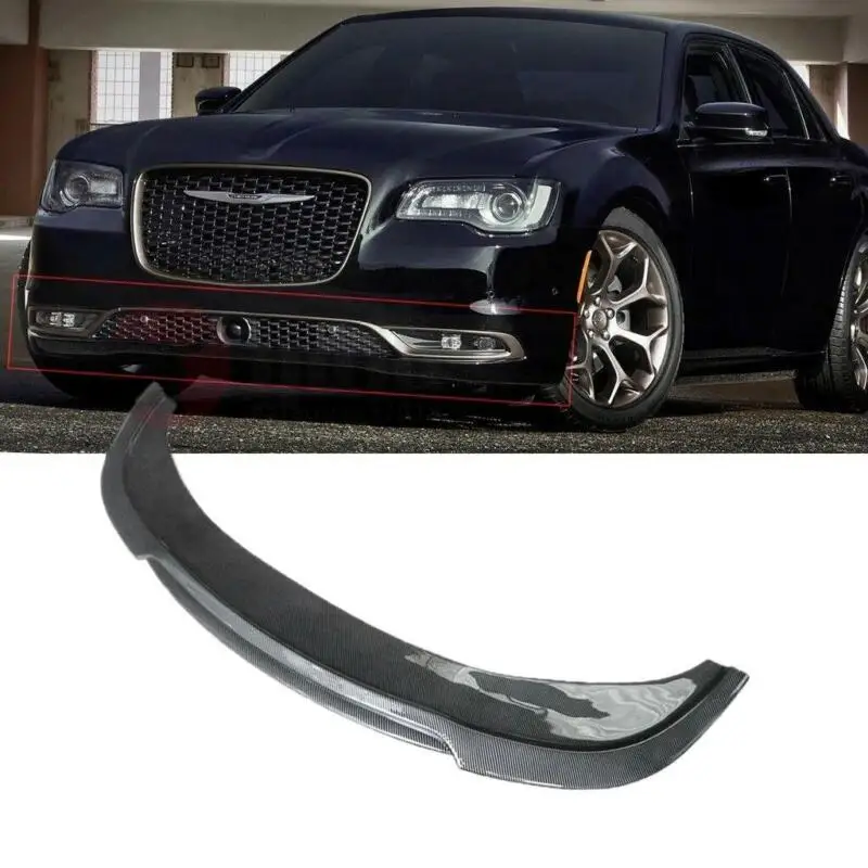 Front Bumper Lip Splitter Spoiler Carbon Fiber Style For Chrysler 300C 2015-2021
Front Bumper Lip Splitter Spoiler Carbon Fiber Style For Chrysler 300C 2015-2021