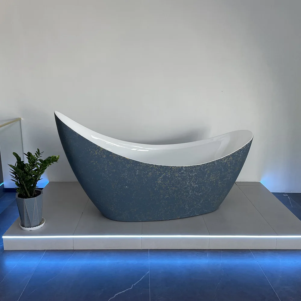 Custom Colored Paatten Bathtub Bathroom Tub Solid Surface Acrylic Freestanding Bathtub
Custom Colored Paatten Bathtub Bathroom Tub Solid Surface Acrylic Freestanding Bathtub
