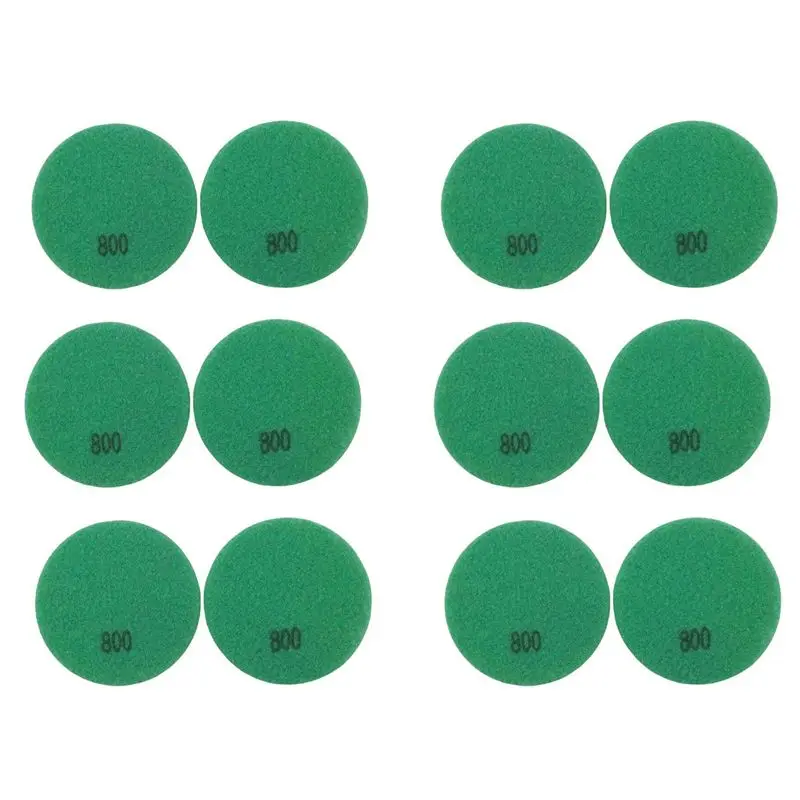 A84E-12 PCS Diamond Floor Polishing Pads Resin Bond Terrazzo Floor Diameter 4 Inch, 800 Grit
A84E-12 PCS Diamond Floor Polishing Pads Resin Bond Terrazzo Floor Diameter 4 Inch, 800 Grit