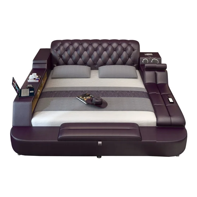 Modern Simple Multifunctional Solid Wood Frame Massage Bed 1.5 1.8m Microfiber Genuine Leather Upholstered USB Interface Storage
Modern Simple Multifunctional Solid Wood Frame Massage Bed 1.5 1.8m Microfiber Genuine Leather Upholstered USB Interface Storage