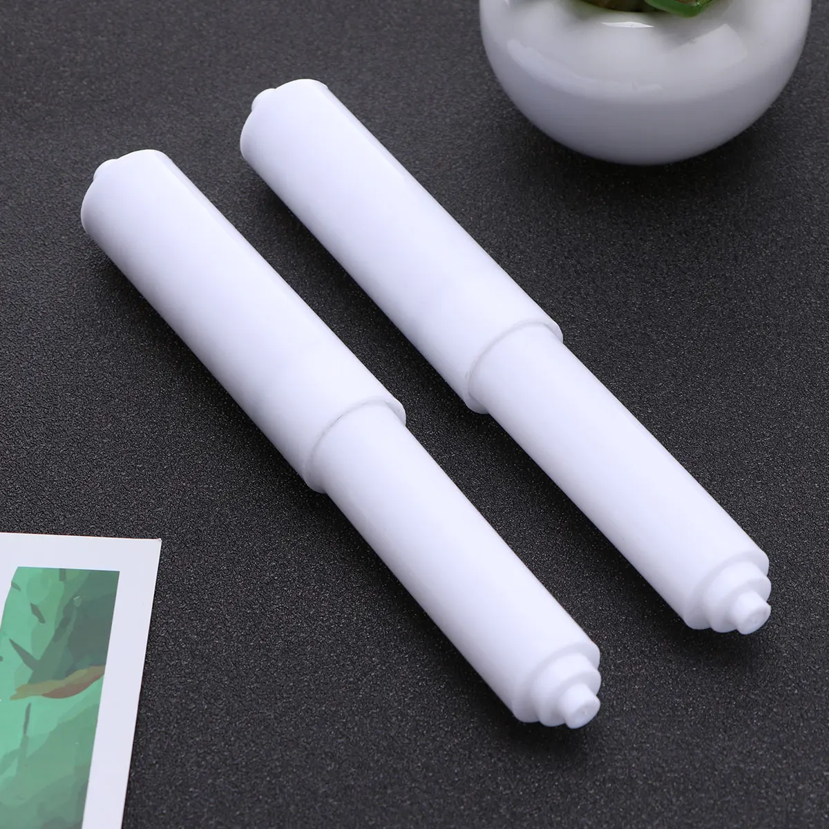 2 Pcs White Plastic Toilet Paper Holder Rollers Bathroom Replacement Parts Spring Loaded Easy Apply
2 Pcs White Plastic Toilet Paper Holder Rollers Bathroom Replacement Parts Spring Loaded Easy Apply