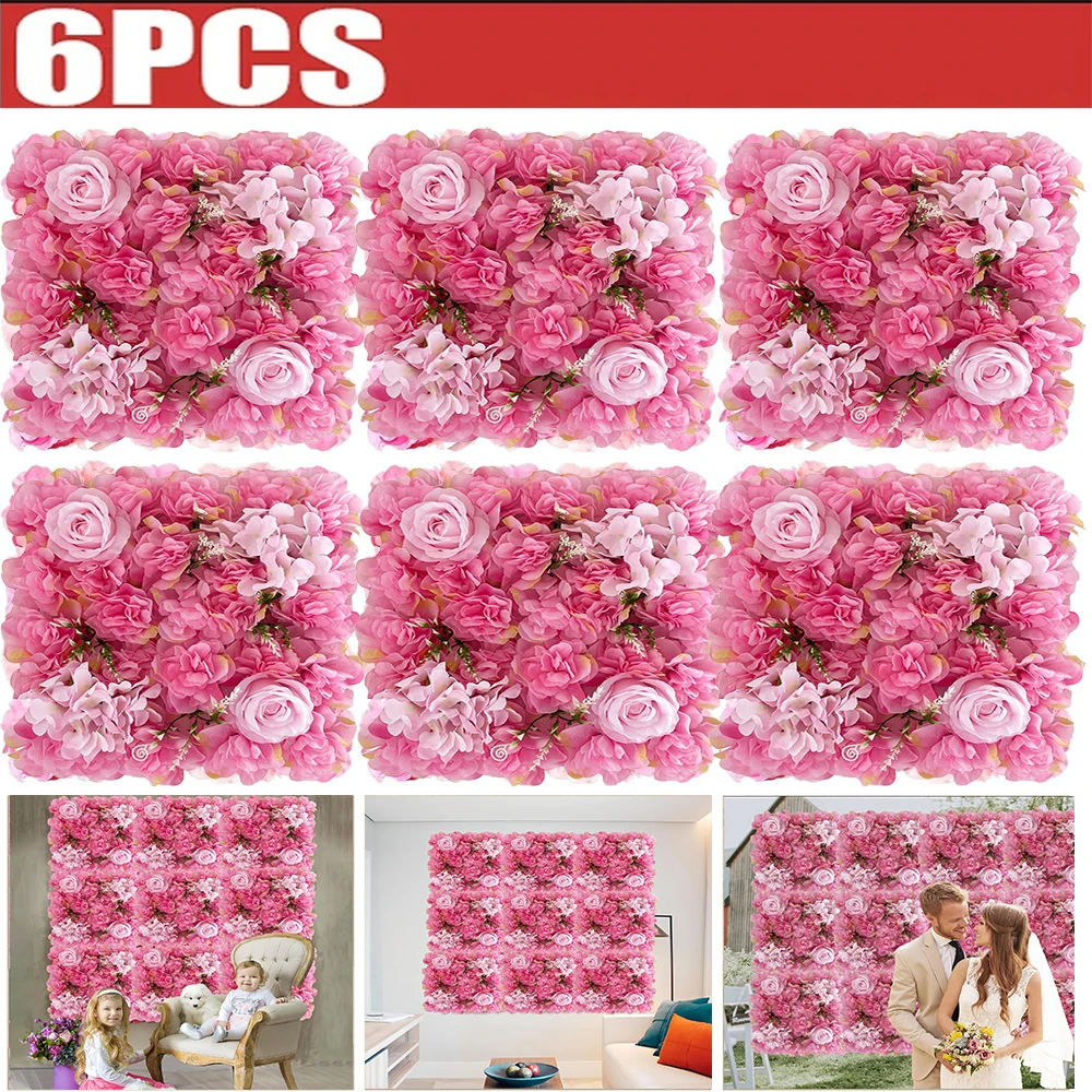 Artificial Flower Wall Panel Background 6 Pcs for Wedding Home Decor Backdrop Store Party Photo Arrangement
Artificial Flower Wall Panel Background 6 Pcs for Wedding Home Decor Backdrop Store Party Photo Arrangement