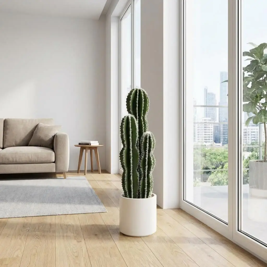 Tall Artificial Cactus Plant Indoor, Fake Cactus Plant,Faux Potted Desert Plant with Planter for Home Office Decoration
Tall Artificial Cactus Plant Indoor, Fake Cactus Plant,Faux Potted Desert Plant with Planter for Home Office Decoration