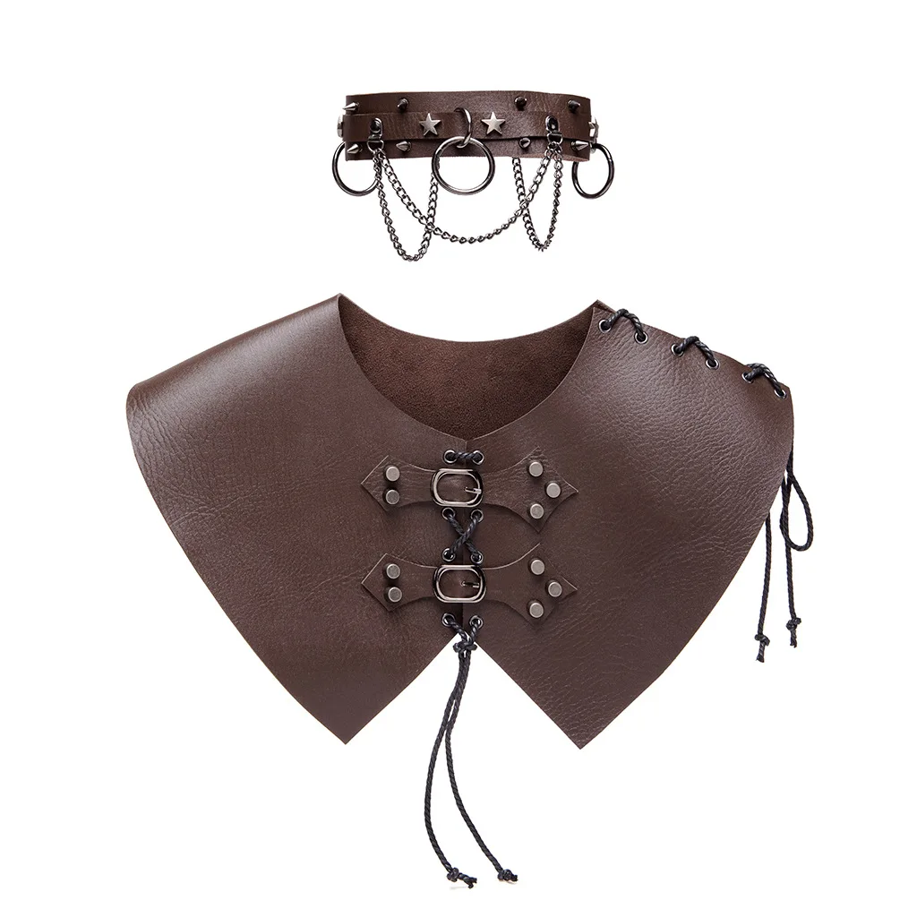 Средневековый нагрудный ремень из искусственной кожи, доспехи на плечо, костюм на Хэллоуин, реквизит, рыцарь-гладиатор, доспехи для косплея, наплечники воина
Средневековый нагрудный ремень из искусственной кожи, доспехи на плечо, костюм на Хэллоуин, реквизит, рыцарь-гладиатор, доспехи для косплея, наплечники воина