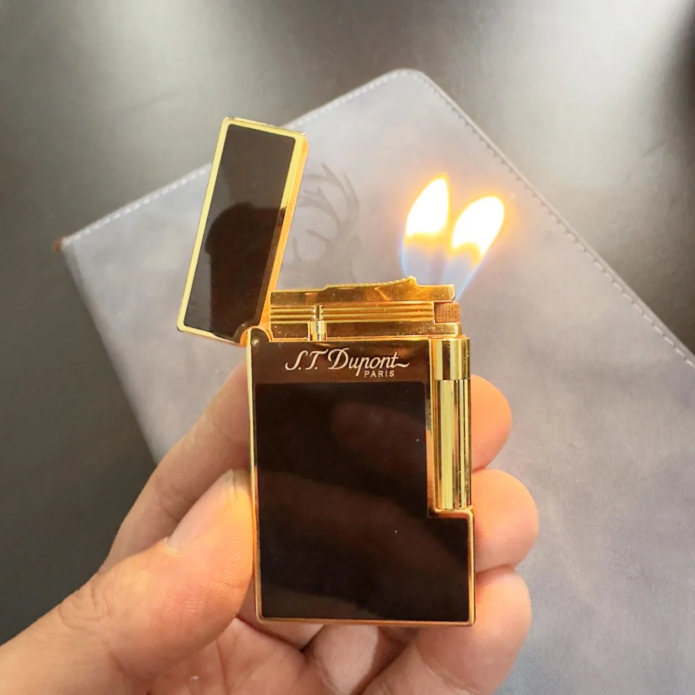 Зажигалка Dupont Ligne 2. Модель из смолы, хрустящая звуковая зажигалка, заправка бутанового газа, мужской подарок, бесплатный набор аксессуаров
Зажигалка Dupont Ligne 2. Модель из смолы, хрустящая звуковая зажигалка, заправка бутанового газа, мужской подарок, бесплатный набор аксессуаров