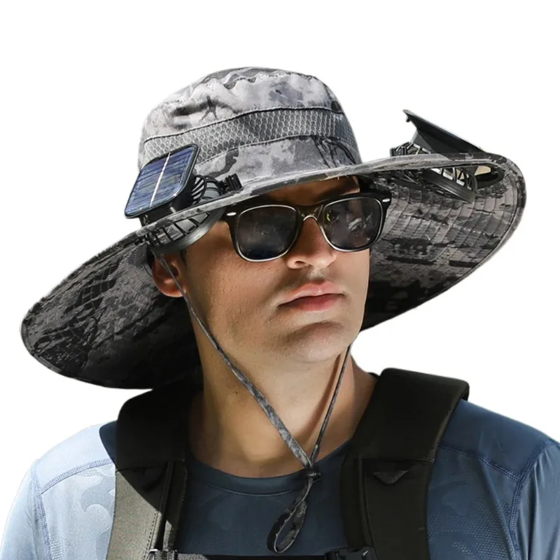 Adult Outdoor Fishing Hat with Solar/USB Charging Fan Male Cooling Hat Sunshade Fishing Hat for Outdoor Riding Hiking Fishing
Adult Outdoor Fishing Hat with Solar/USB Charging Fan Male Cooling Hat Sunshade Fishing Hat for Outdoor Riding Hiking Fishing