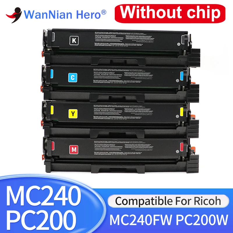 1 шт. без чипа MC240 PC200 тонер-картридж, совместимый для цветного принтера Ricoh MC240FW PC200W без чипа 408439 434065 M99505
1 шт. без чипа MC240 PC200 тонер-картридж, совместимый для цветного принтера Ricoh MC240FW PC200W без чипа 408439 434065 M99505