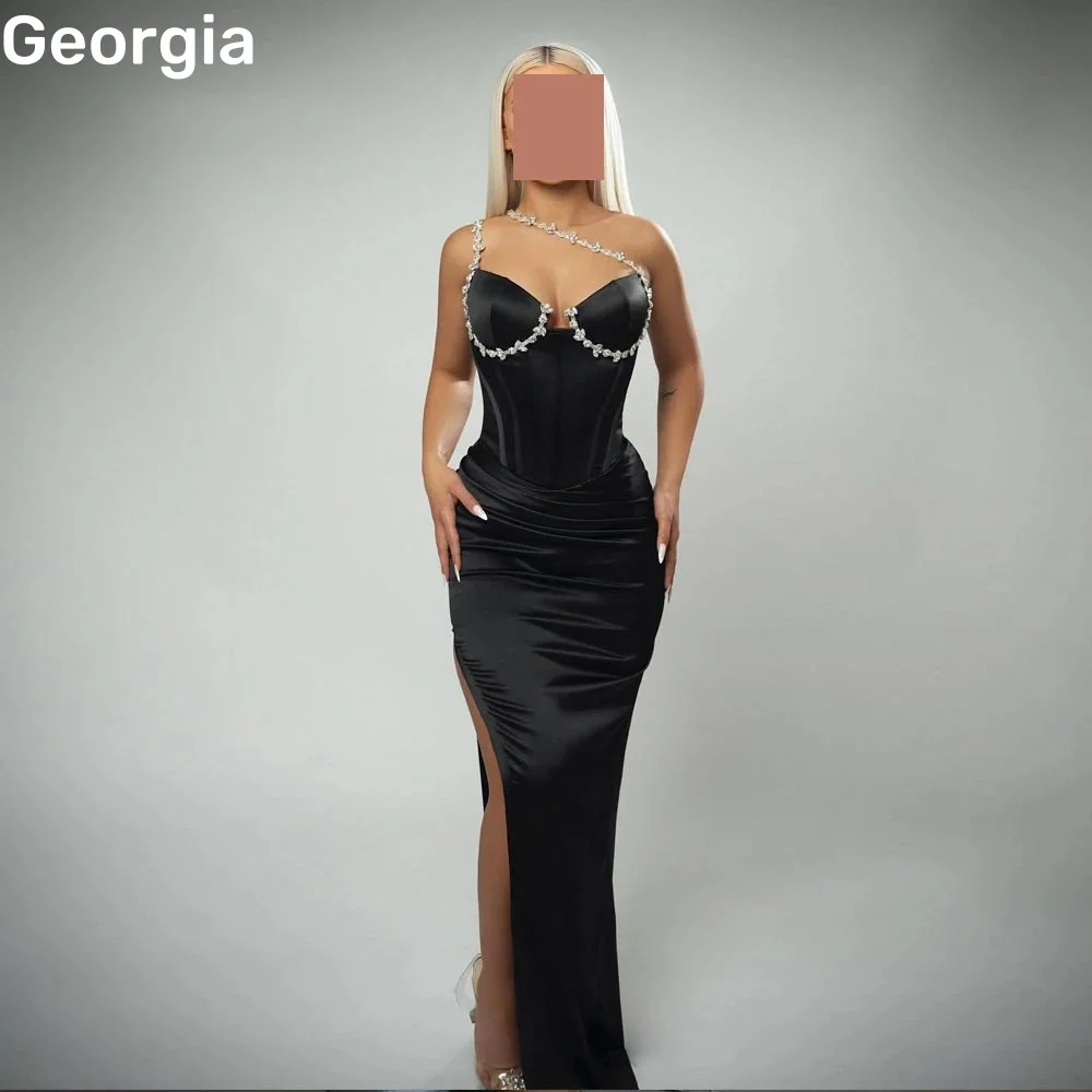 Customized فساتين سهرة Sheath Sweetheart Floor-Length Beadings Luxury Evening Dresses Spaghetti Straps Zipper Up Dresses
Customized فساتين سهرة Sheath Sweetheart Floor-Length Beadings Luxury Evening Dresses Spaghetti Straps Zipper Up Dresses
