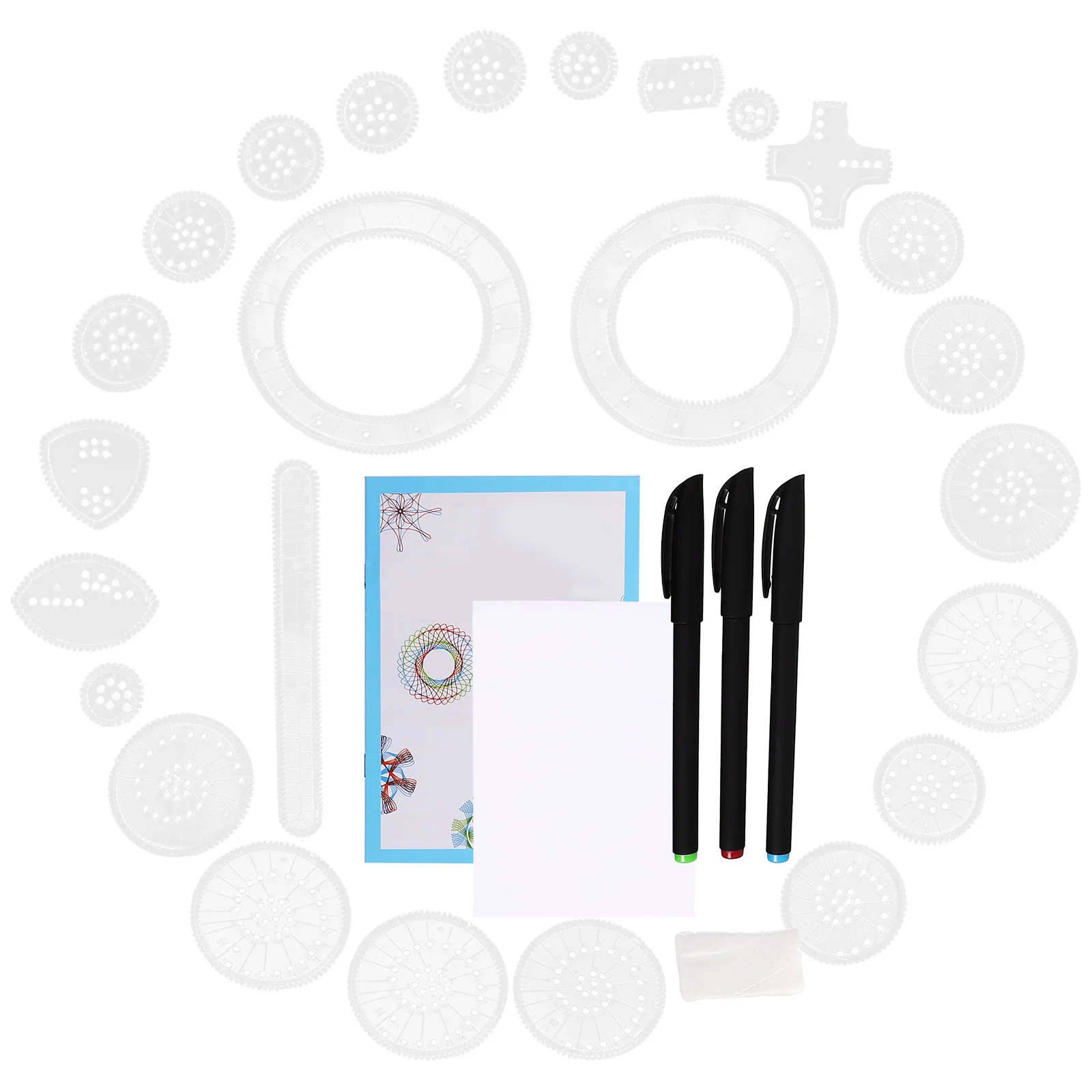 1Set Drawing Set Geometric Drafting Tools Interlocking Gears Wheels Accessories Pink Blue Creative Design Hands on Brain
1Set Drawing Set Geometric Drafting Tools Interlocking Gears Wheels Accessories Pink Blue Creative Design Hands on Brain