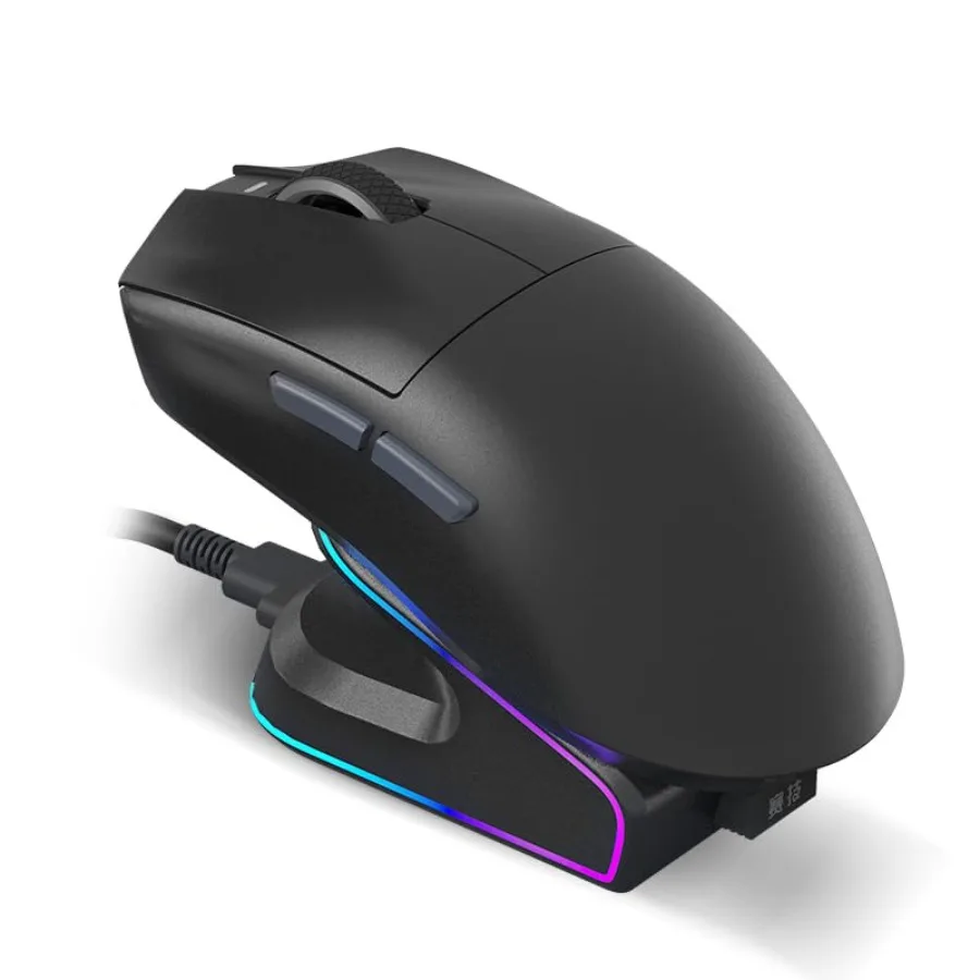 Tri-Mode Wireless Gaming Mouse with RGB Charging Dock 45g Ultra-Light PAW3311 Sensor 12000 DPI 2.4G Dongle Bluetooth USB-C Wire
Tri-Mode Wireless Gaming Mouse with RGB Charging Dock 45g Ultra-Light PAW3311 Sensor 12000 DPI 2.4G Dongle Bluetooth USB-C Wire