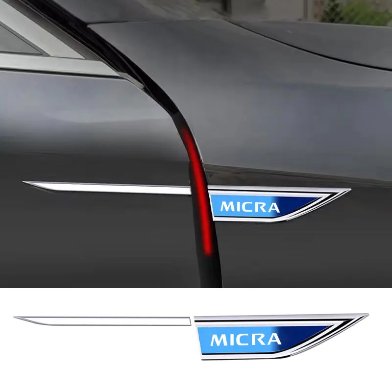 2PCS Car Fender Side Blade Stainless Steel Decal Car Body Protective Sticker Decals Trim Styling For Nissan Micra Accessories
2PCS Car Fender Side Blade Stainless Steel Decal Car Body Protective Sticker Decals Trim Styling For Nissan Micra Accessories