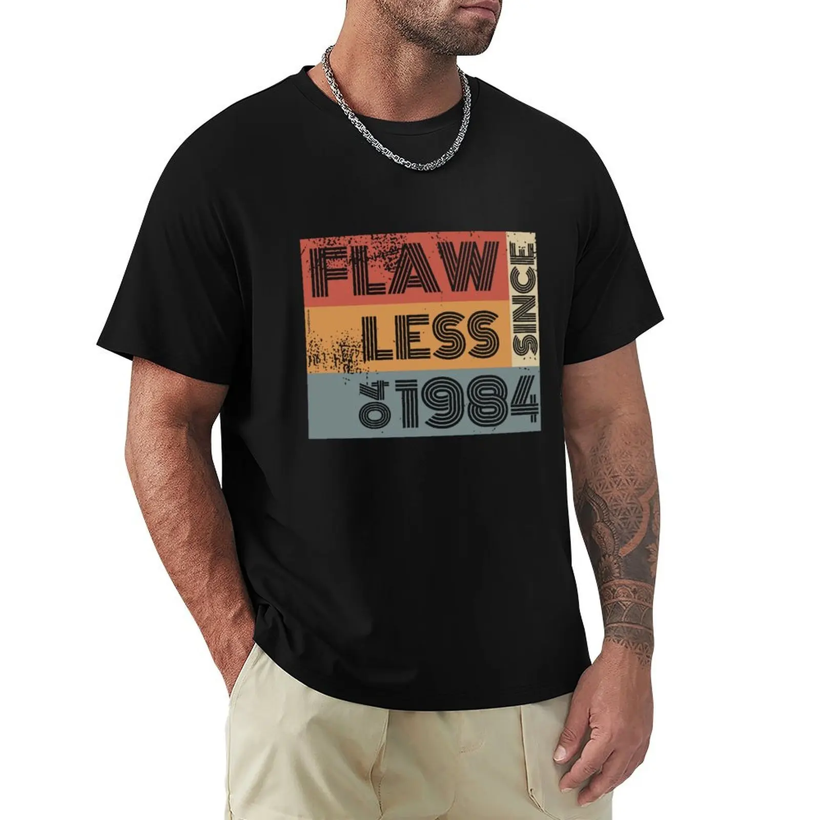 40th birthday Flawless since 04/1984 T-Shirt Festival Casual Short Sleeve
40th birthday Flawless since 04/1984 T-Shirt Festival Casual Short Sleeve