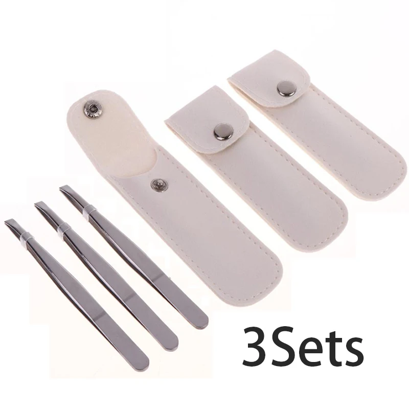 5Pcs/3sets Stainless Steel Tweezers For Eyebrows And Beard | Multi-Functional Tool For Grooming And Facial Care
5Pcs/3sets Stainless Steel Tweezers For Eyebrows And Beard | Multi-Functional Tool For Grooming And Facial Care
