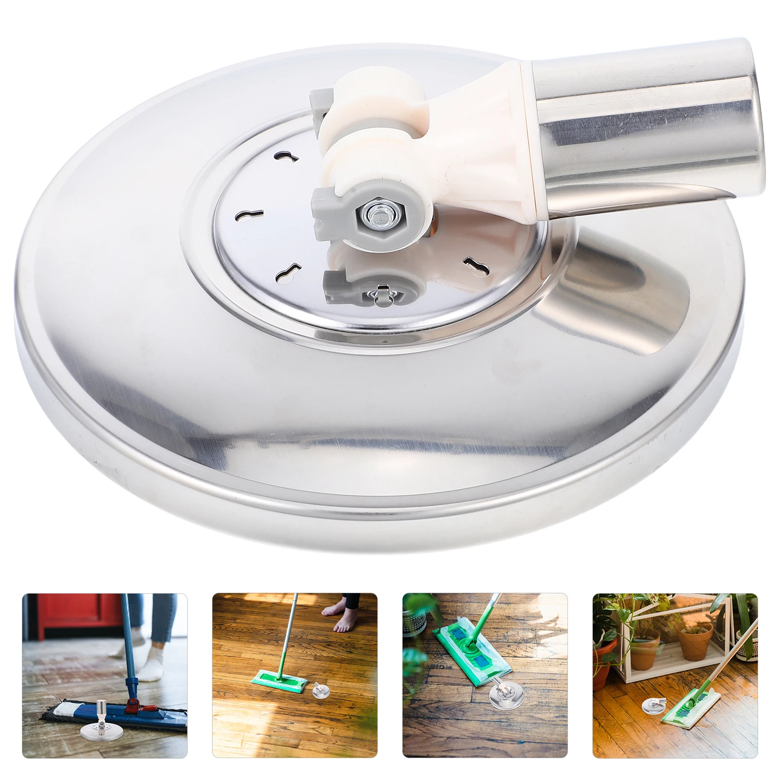 Stainless Steel Universal Rotating Mop Head Replacement Spinning Base Round Mop Head Disc Part Mop Repairing Refill Attachment
Stainless Steel Universal Rotating Mop Head Replacement Spinning Base Round Mop Head Disc Part Mop Repairing Refill Attachment