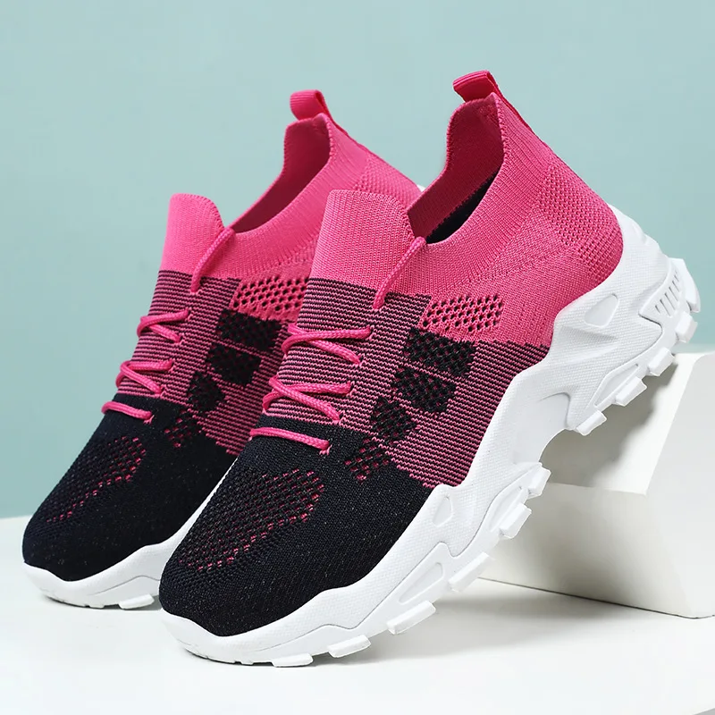 Summer new women's sports shoes, versatile woven breathable mesh shoes, soft soles, comfortable running shoes
Summer new women's sports shoes, versatile woven breathable mesh shoes, soft soles, comfortable running shoes