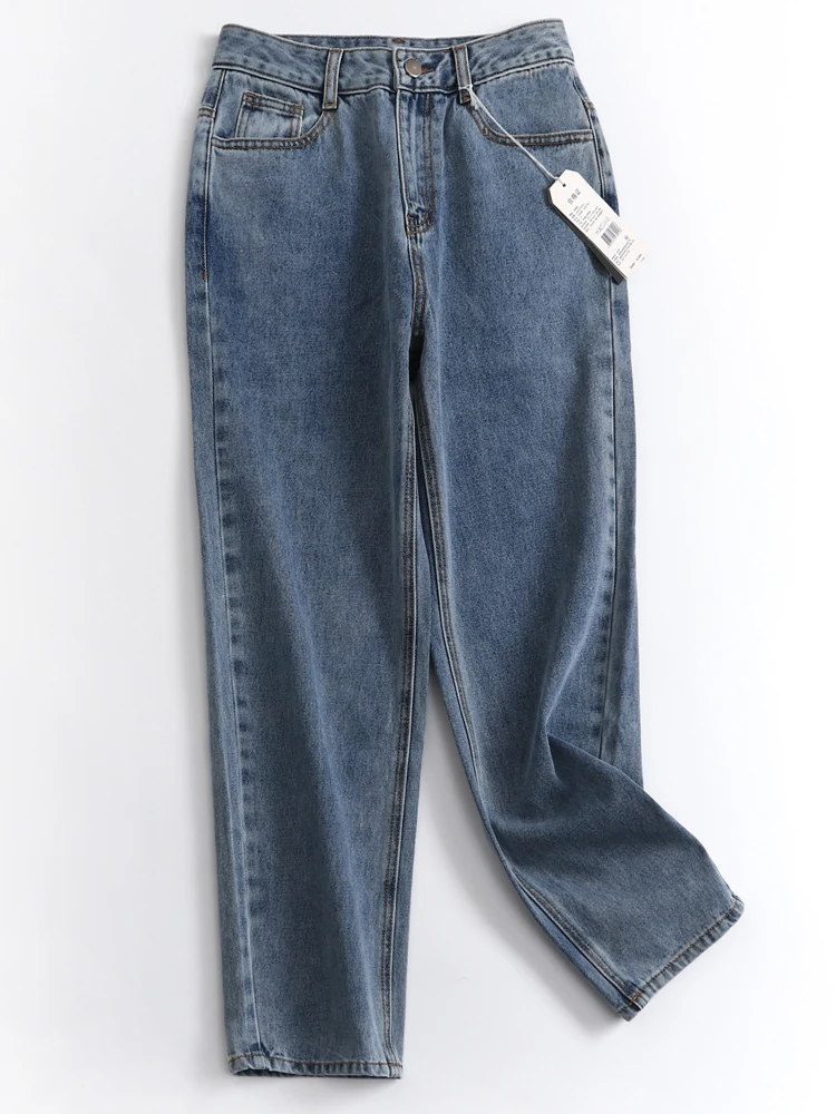 High Waist Pure Color Faded Dad Jeans Women's Long Pants Slimming Cross Covering Versatile 2023 Denim Jeans Casual Trousers
High Waist Pure Color Faded Dad Jeans Women's Long Pants Slimming Cross Covering Versatile 2023 Denim Jeans Casual Trousers