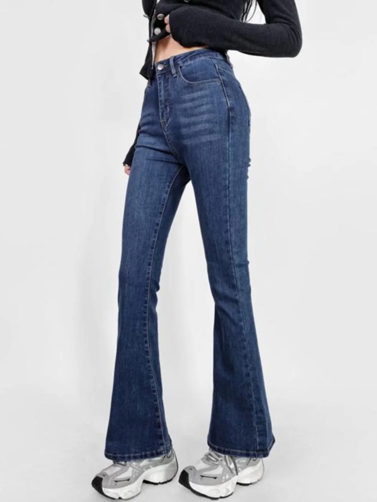 Retro High Waist Stretchy Slimming Micro Flare Denim Jeans Women Fashionable Slimming Versatile Small Size Long Pants Spring ...
Retro High Waist Stretchy Slimming Micro Flare Denim Jeans Women Fashionable Slimming Versatile Small Size Long Pants Spring ...