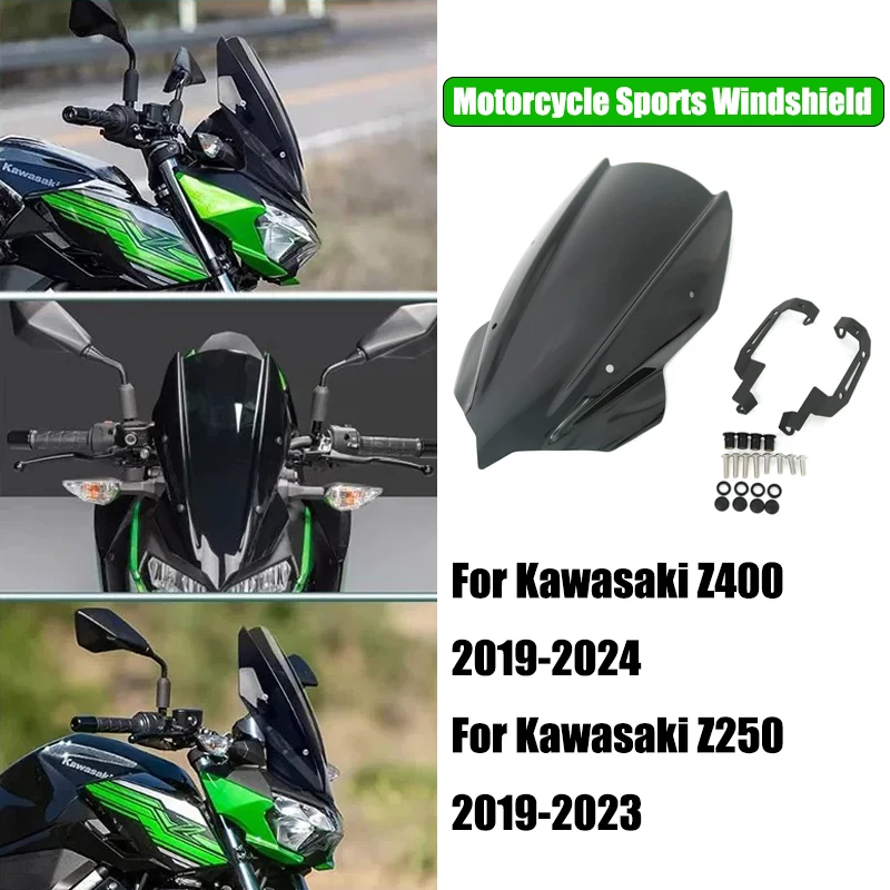 Motorcycle Sports Windshield Windscreen Deflector Visor Viser For Kawasaki Z250 Z400 2019-2023 Z 400 Frount Wind Deflector
Motorcycle Sports Windshield Windscreen Deflector Visor Viser For Kawasaki Z250 Z400 2019-2023 Z 400 Frount Wind Deflector