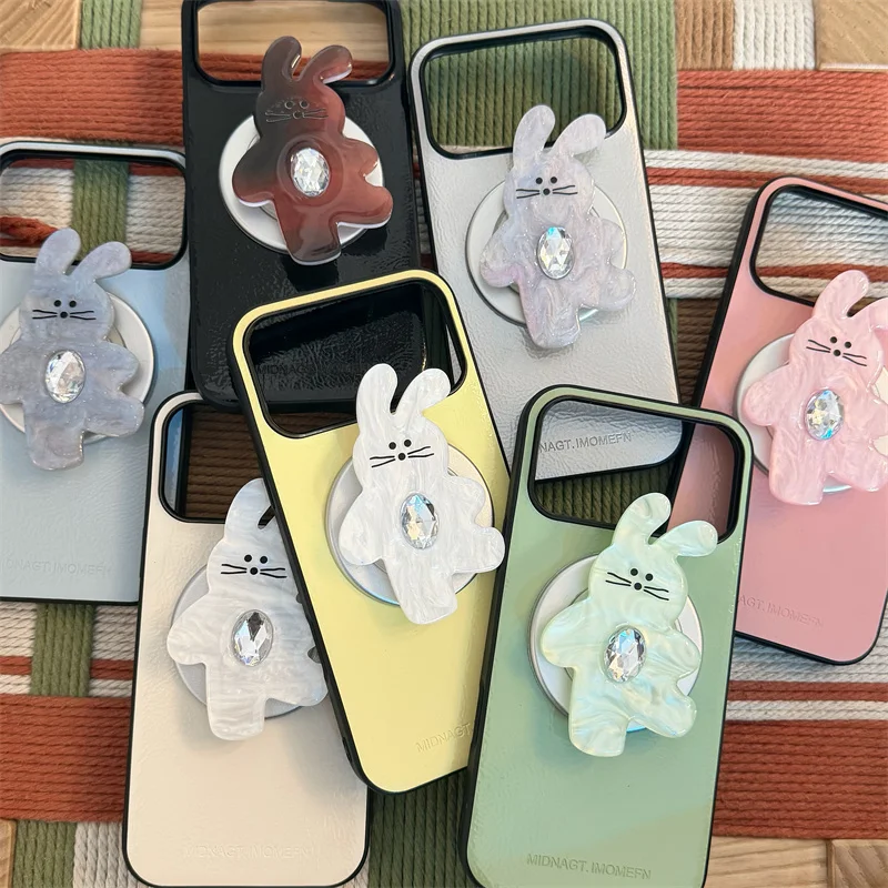 Fashion Simple Solid Color Magnetic Phone Case For iPhone 17 Pro 16 15 Pro Max Back Cover with Cute Rabbit Stand For Magsafe Fun
Fashion Simple Solid Color Magnetic Phone Case For iPhone 17 Pro 16 15 Pro Max Back Cover with Cute Rabbit Stand For Magsafe Fun