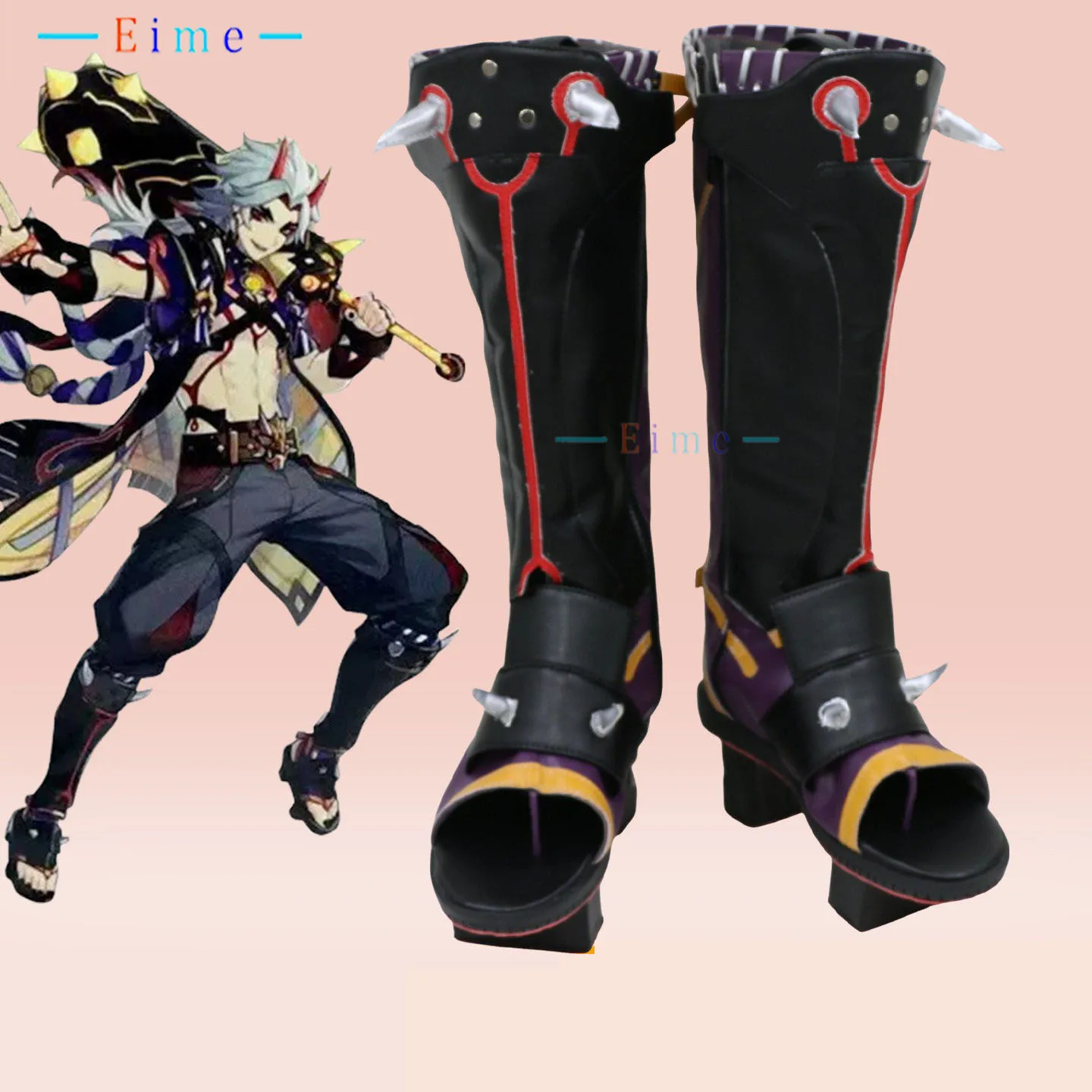 Arataki Itto Cosplay Shoes Game Genshin Impact Cosplay Props Halloween Carnival Boots Black PU Leather Shoes Custom Made
Arataki Itto Cosplay Shoes Game Genshin Impact Cosplay Props Halloween Carnival Boots Black PU Leather Shoes Custom Made