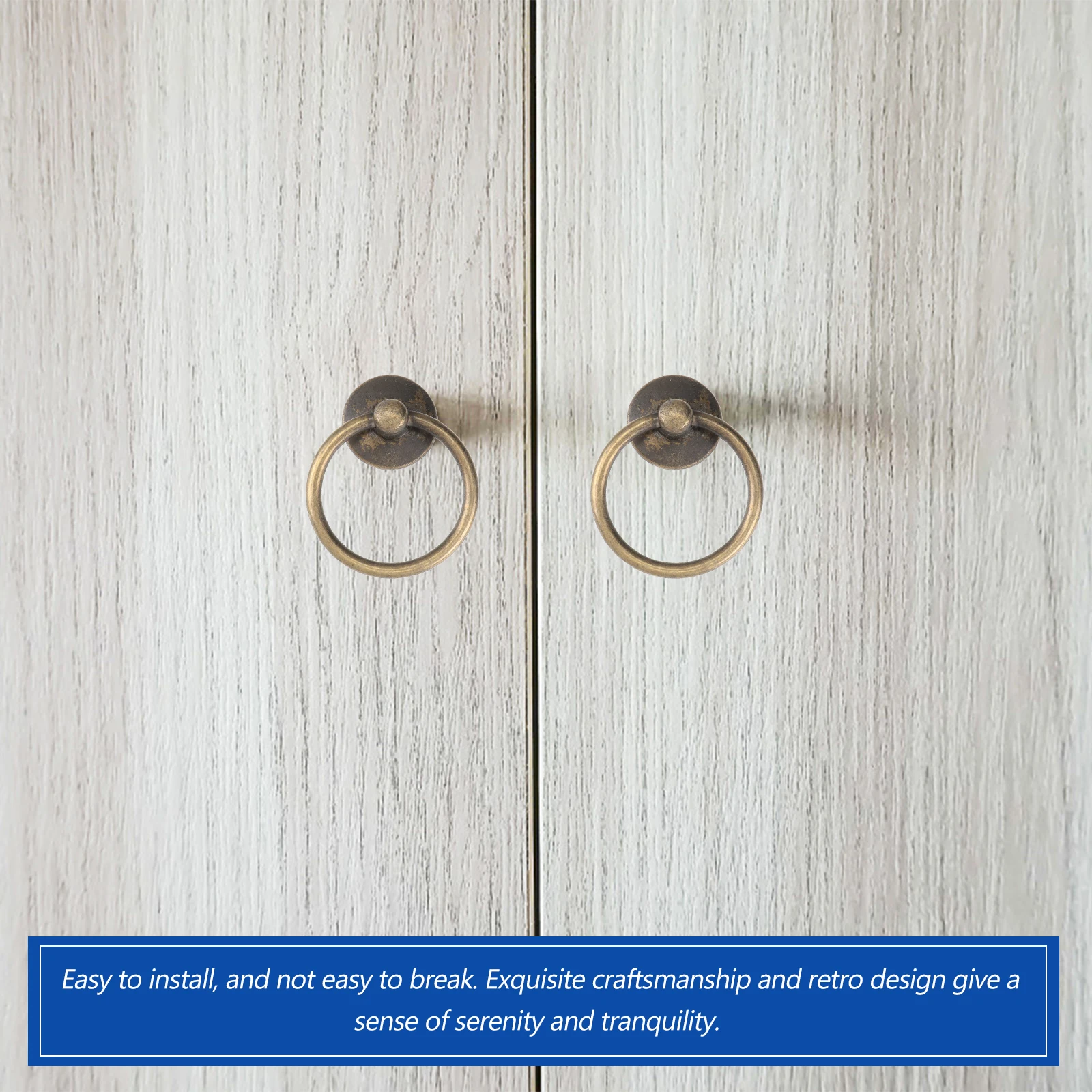 12pcs Black Handle Ring Cabinet Hardware Vintage Dresser Pulls Knobs Circular Door Handles Zinc Alloy Iron Furniture
12pcs Black Handle Ring Cabinet Hardware Vintage Dresser Pulls Knobs Circular Door Handles Zinc Alloy Iron Furniture