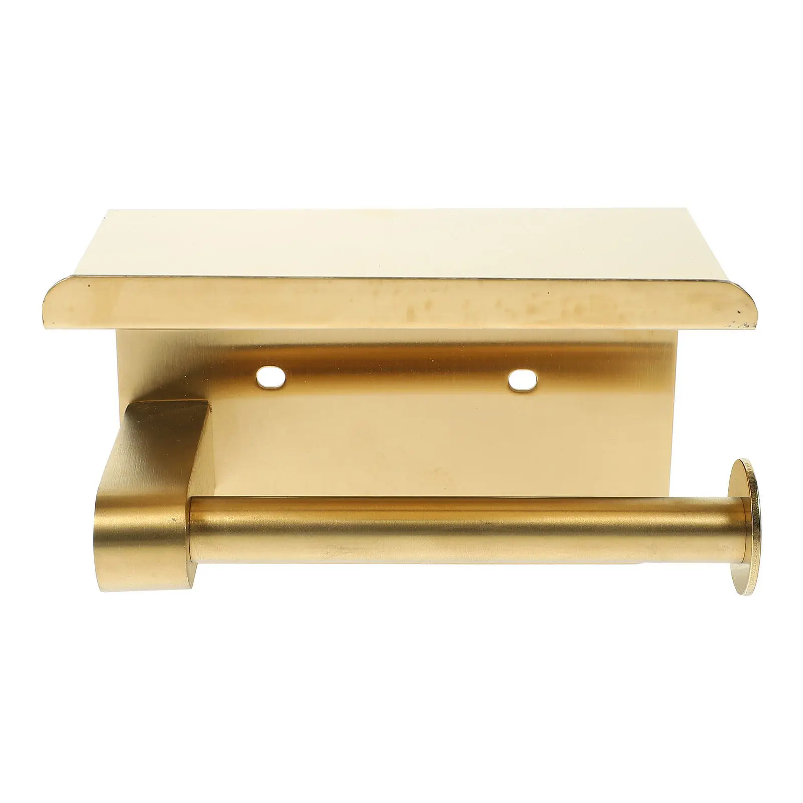 Toilet Paper Holder Durable Wall Mounted Gold Roll Paper Storage Rack Phone Shelf Bathroom Organizer Multipurpose Tissue Rack
Toilet Paper Holder Durable Wall Mounted Gold Roll Paper Storage Rack Phone Shelf Bathroom Organizer Multipurpose Tissue Rack