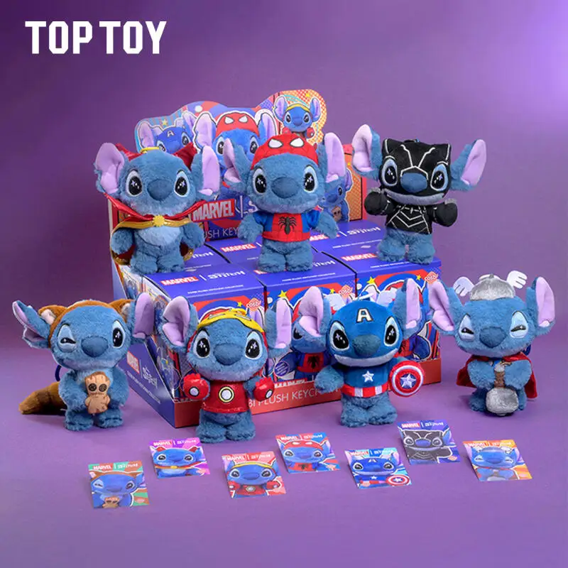 TOPTOY MARVEL Stitch COSBI Series Plush Blind Box Guess Bag Desktop Decoration Blind Bag Toys Anime Figure Cute Model
TOPTOY MARVEL Stitch COSBI Series Plush Blind Box Guess Bag Desktop Decoration Blind Bag Toys Anime Figure Cute Model