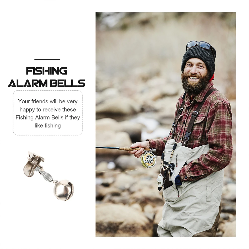 20 Pcs Alarm Fishing Supplies Bite Indicator Rod Bell Metal Bells for Fishing Poles Supplies Gear Portable Clip on
20 Pcs Alarm Fishing Supplies Bite Indicator Rod Bell Metal Bells for Fishing Poles Supplies Gear Portable Clip on
