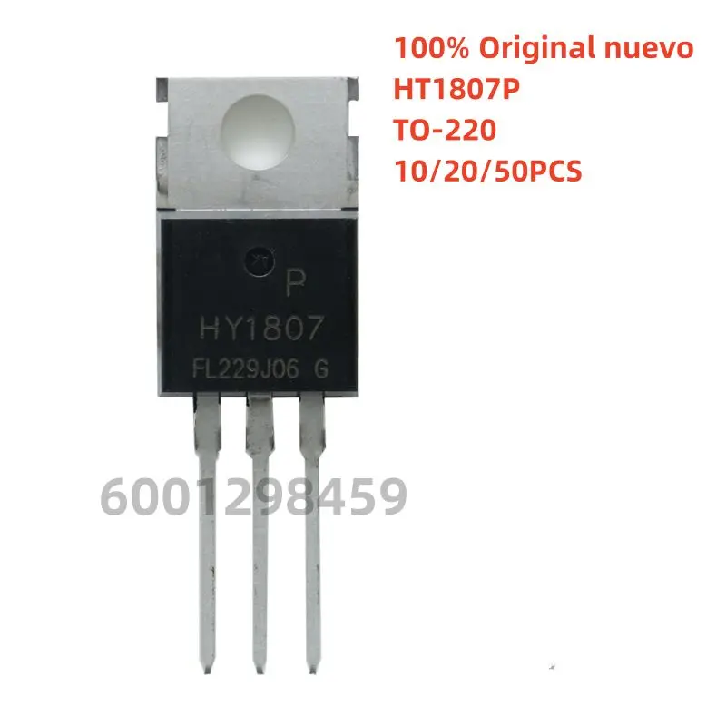 100% original nuevo 10pcs - 50pcs HY1807P HY1807 TO-220 85A 75V Transistor MOSFET
100% original nuevo 10pcs - 50pcs HY1807P HY1807 TO-220 85A 75V Transistor MOSFET