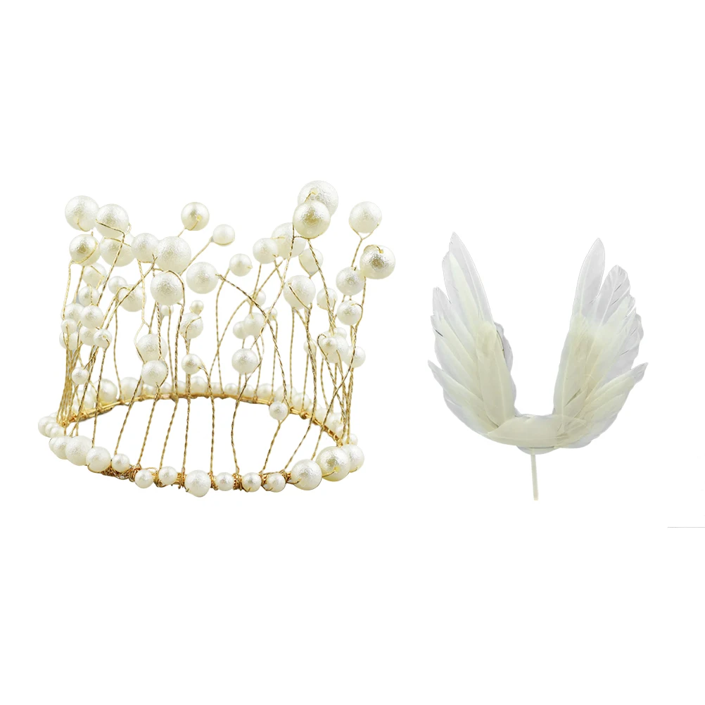 2 Pcs Crown Decorations Crown Angel Wing Picks Birthday Party Dessert Toppers Insert Cake Cake Ornament Pieces
2 Pcs Crown Decorations Crown Angel Wing Picks Birthday Party Dessert Toppers Insert Cake Cake Ornament Pieces