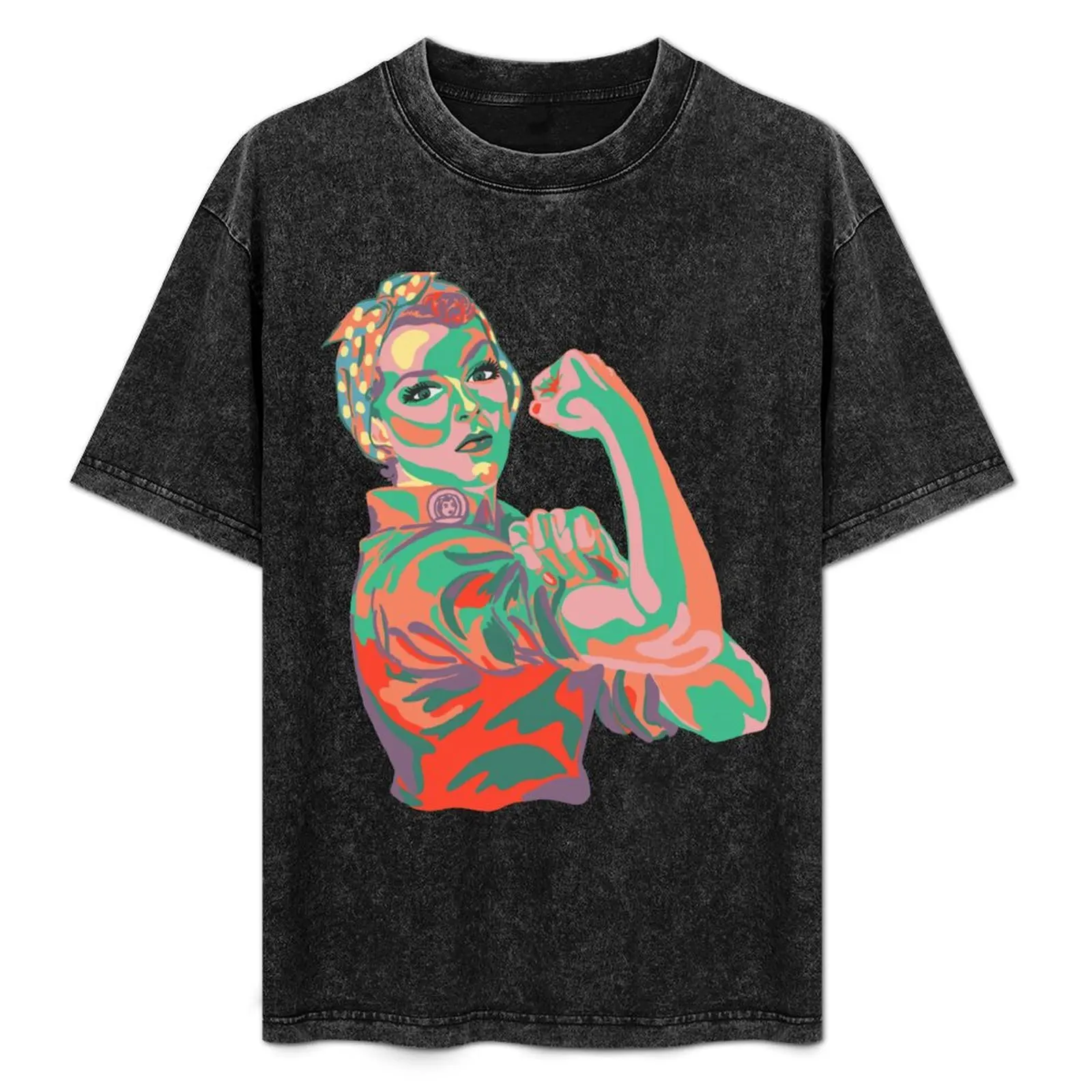 Rosie The Riveter in 40s Colors T-Shirt Simple Graphic Design T-Shirt
Rosie The Riveter in 40s Colors T-Shirt Simple Graphic Design T-Shirt