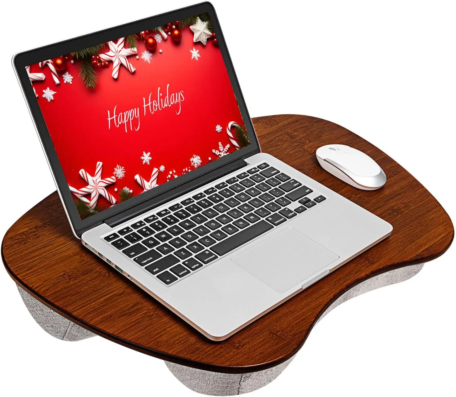 Large Bamboo Lap Desk for 17.3 Inch Laptops, Ergonomic Design with Cushion, Easy Storage
Large Bamboo Lap Desk for 17.3 Inch Laptops, Ergonomic Design with Cushion, Easy Storage