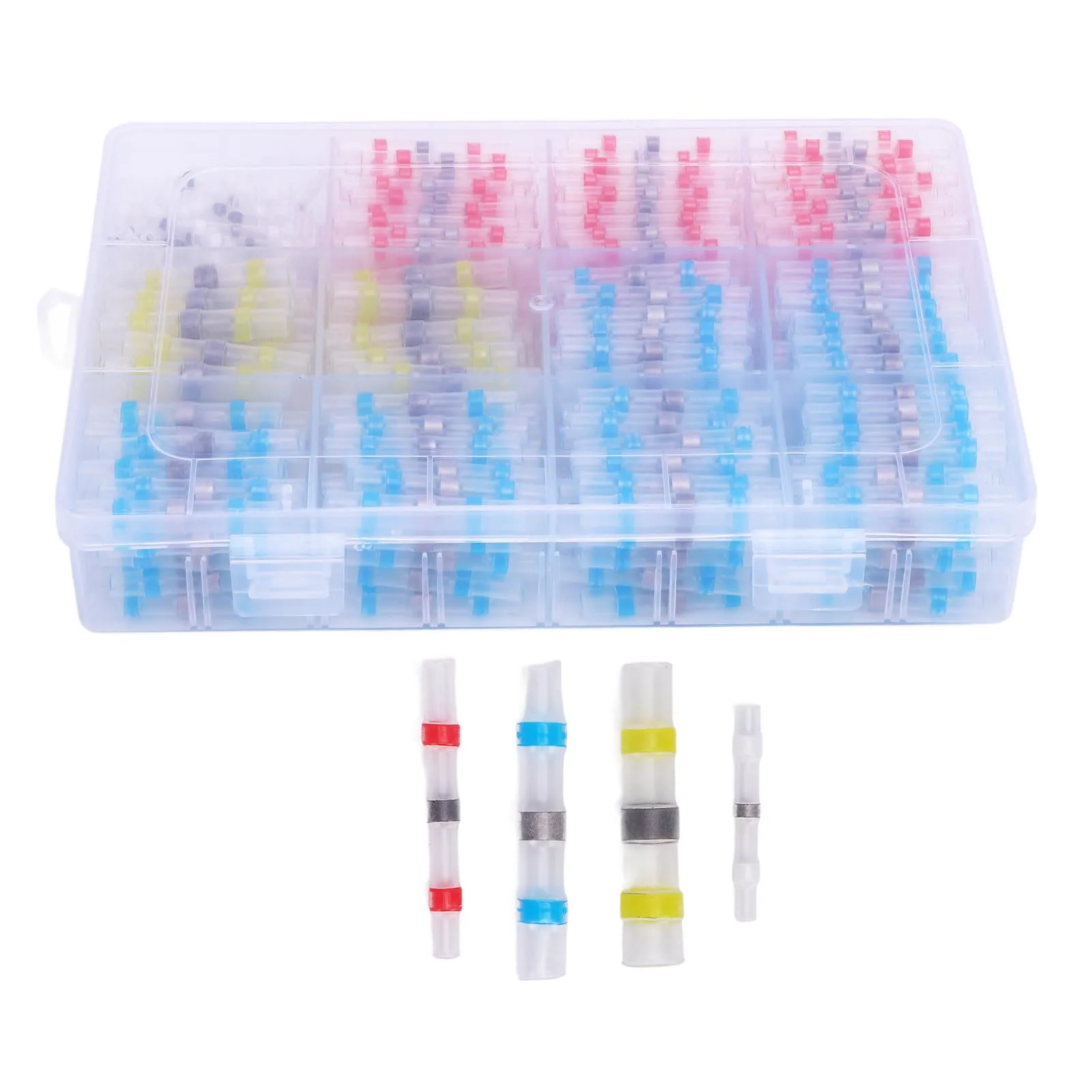 500Pcs Heat Shrink Solder Seal Wire Connector Kit Enhanced Safety Heat Shrink Wiring Splice Connectors Waterproofing for Truck
500Pcs Heat Shrink Solder Seal Wire Connector Kit Enhanced Safety Heat Shrink Wiring Splice Connectors Waterproofing for Truck