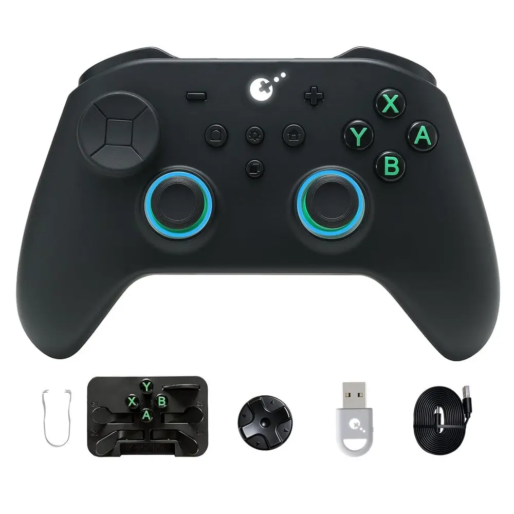 Bluetooth Pro Controller for Switch, PC, Android, iOS - Advanced Wireless Gamepad with Adjustable Tension, 4 Rear Buttons, Wake-
Bluetooth Pro Controller for Switch, PC, Android, iOS - Advanced Wireless Gamepad with Adjustable Tension, 4 Rear Buttons, Wake-