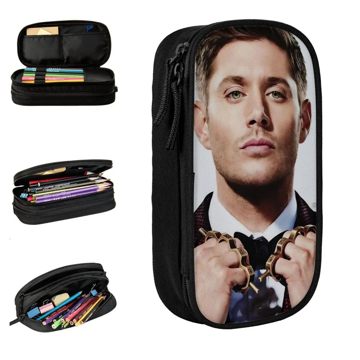 Новый сверхъестественное Дин Винчестер пенал пеналы коробка для ручек для девочек и мальчиков большая сумка для хранения офисные канцелярские принадлежности на молнии
Новый сверхъестественное Дин Винчестер пенал пеналы коробка для ручек для девочек и мальчиков большая сумка для хранения офисные канцелярские принадлежности на молнии