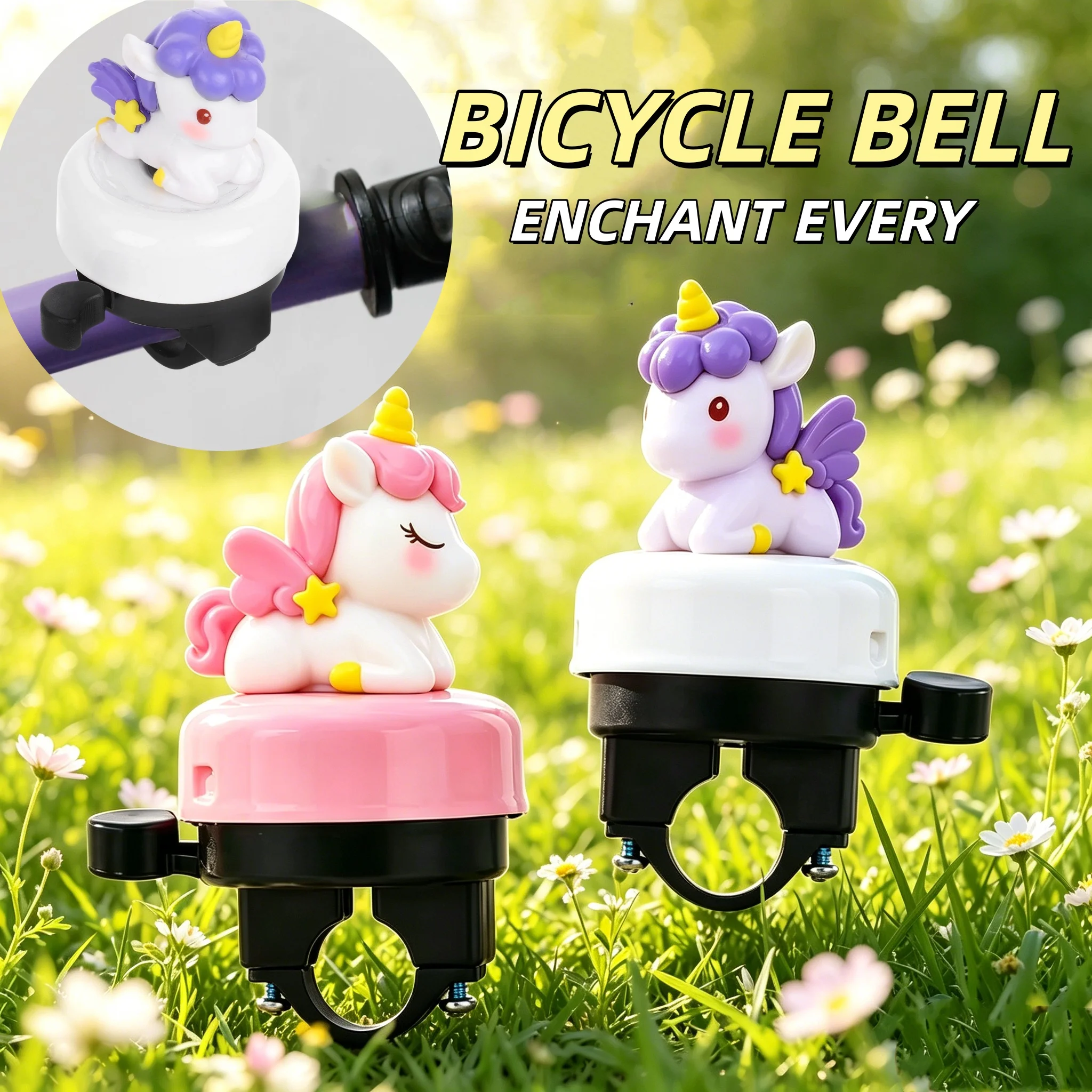 Cute Cartoon Unicorn Bicycle Bell Universal Loud Safety Horn Balance Bike Skateboard Scooter Parts Sport Science Gift for Adults
Cute Cartoon Unicorn Bicycle Bell Universal Loud Safety Horn Balance Bike Skateboard Scooter Parts Sport Science Gift for Adults