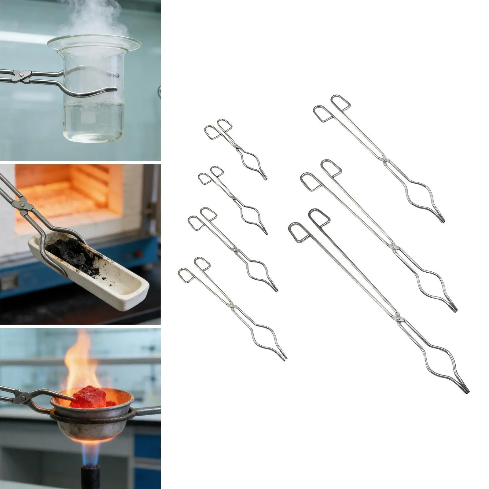 Crucible Tongs, Melting Plier Holder,Nonslip Jaw Metalworking Tool Furnace Tongs
Crucible Tongs, Melting Plier Holder,Nonslip Jaw Metalworking Tool Furnace Tongs