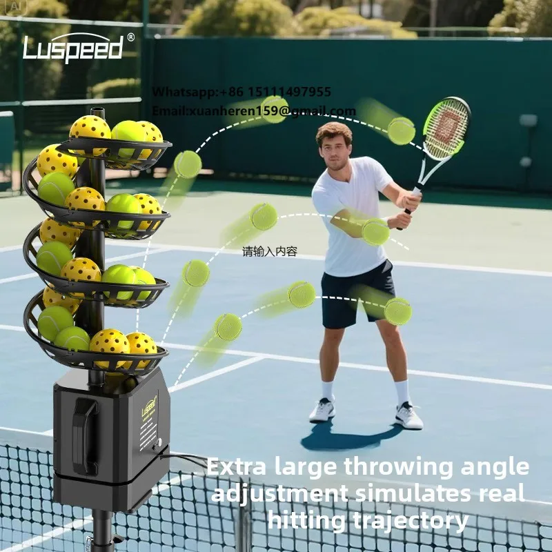 Universal Toss & Self-Service Training Machine for Pickleball, Beach Balls & Tennis - Automatic Ball Server
Universal Toss & Self-Service Training Machine for Pickleball, Beach Balls & Tennis - Automatic Ball Server