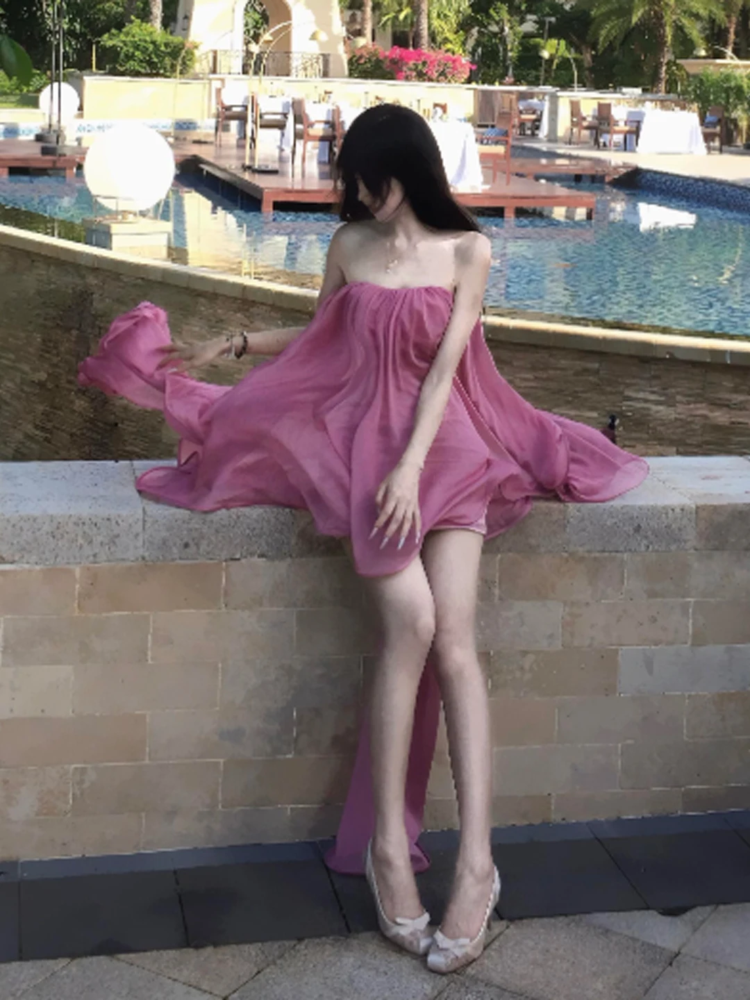 French Style Loose Strapless Dress Summer Travel Casual Vacation Fashion Small Audience Design Sensation Women's Dress Skirt
French Style Loose Strapless Dress Summer Travel Casual Vacation Fashion Small Audience Design Sensation Women's Dress Skirt