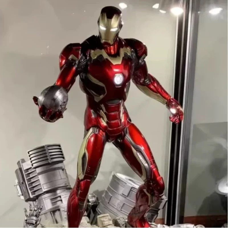 58cm Large Size Iron Man Mk45 Full Body Action Figure Light-Up Gk Model Collectible Statue Desktop Ornament Surprise Fans Gift
58cm Large Size Iron Man Mk45 Full Body Action Figure Light-Up Gk Model Collectible Statue Desktop Ornament Surprise Fans Gift