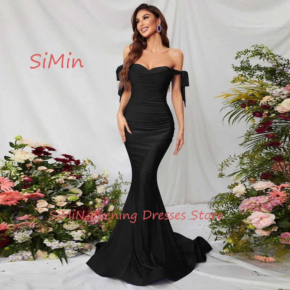Simin Satin Strapless Saudi Mermaid Backless Zipper Up Sleeveless Simple Floor-Length Arab Evening Party dresses for women 2024
Simin Satin Strapless Saudi Mermaid Backless Zipper Up Sleeveless Simple Floor-Length Arab Evening Party dresses for women 2024