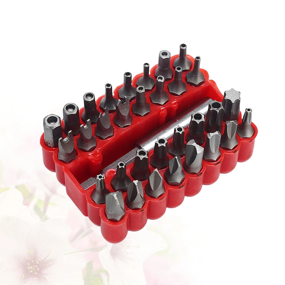 33 Pcs Assortment Socket Set Special shaped Screwdriver Bits High Torque Tempered for Cars Trucks Appliances Machinery
33 Pcs Assortment Socket Set Special shaped Screwdriver Bits High Torque Tempered for Cars Trucks Appliances Machinery