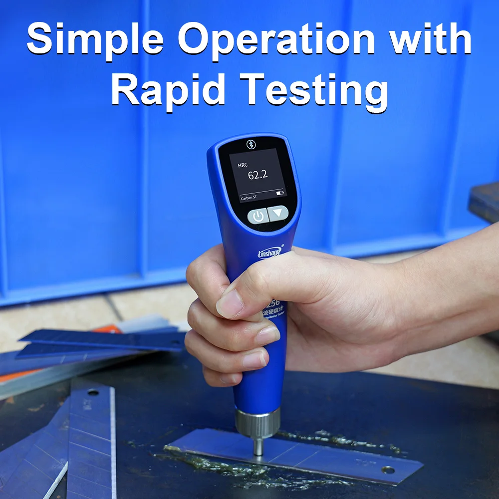 LS256 Portable Ultrasonic Hardness Tester UCI Method for Metal Alloy Weld Corrosion Pipe 20N Inspection with Probe Fixture Stand
LS256 Portable Ultrasonic Hardness Tester UCI Method for Metal Alloy Weld Corrosion Pipe 20N Inspection with Probe Fixture Stand