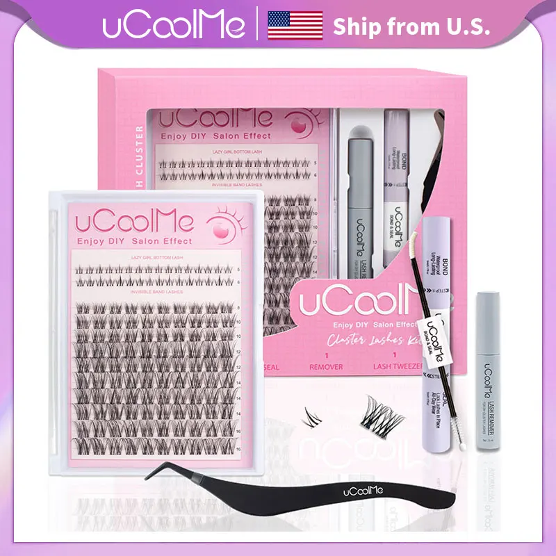 uCoolMe Lashes Venus 132 PCS Wider Span Clusters Kit with Bond and Seal Remover Long-lasting Waterproof DIY Eyelashes Extension
uCoolMe Lashes Venus 132 PCS Wider Span Clusters Kit with Bond and Seal Remover Long-lasting Waterproof DIY Eyelashes Extension
