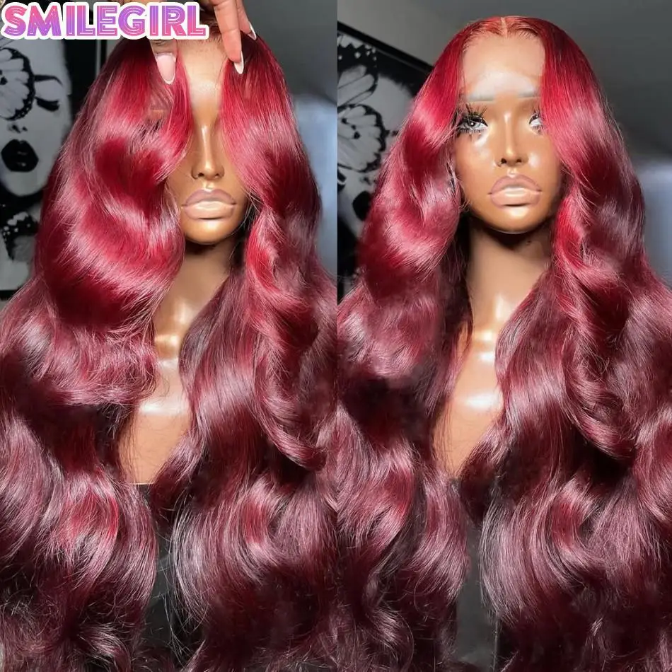 260 Density 28 Inch Burgundy Wig Human Hair 13X6 99J Body Wave Lace Front Wig Pre Plucked No Tangle No Shedding Red Colored Wigs
260 Density 28 Inch Burgundy Wig Human Hair 13X6 99J Body Wave Lace Front Wig Pre Plucked No Tangle No Shedding Red Colored Wigs