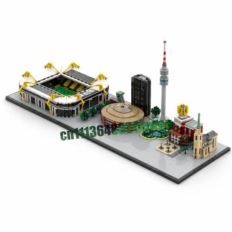 NEW 7730 PCS Dortmund Architecture XXL Skyline MOC City Landmark Model Custom Puzzle DIY Creative Assembly Educational Toy Gifts
NEW 7730 PCS Dortmund Architecture XXL Skyline MOC City Landmark Model Custom Puzzle DIY Creative Assembly Educational Toy Gifts